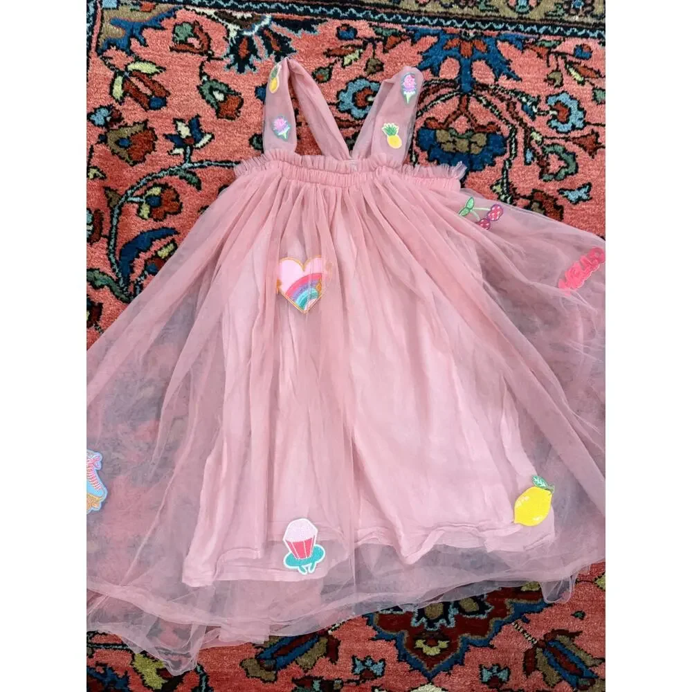 Lola and the Boys Summer Spring Easter Girls Dress 7 8 Tulle Party Birthday - Picture 1 of 8
